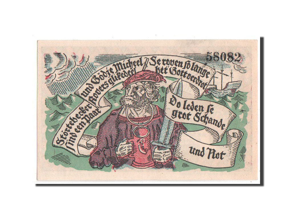 Billet, Allemagne, Wilhelmshaven Stadt, 50 Pfennig, 1921, NEUF, Mehl:1431.1