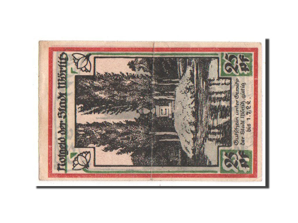 Banknote, Germany, Worlitz Stadt, 25 Pfennig, 1922, UNC(63), Mehl:1450.4