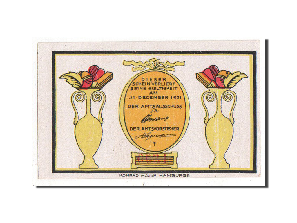 Banknote, Germany, Schleswig-Holstein, 30 Pfennig, 1921, UNC(63), Mehl:1035.1