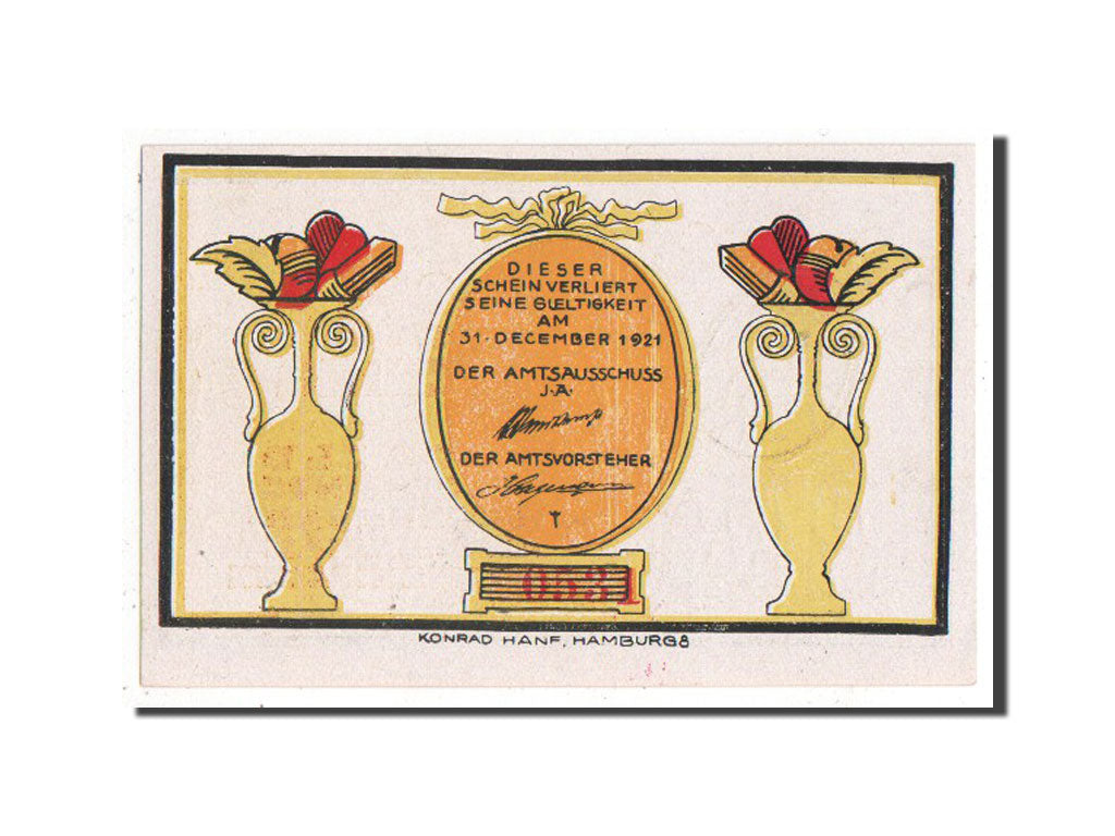 Banknote, Germany, Schleswig-Holstein, 80 Pfennig, 1921, UNC(63), Mehl:1035.1