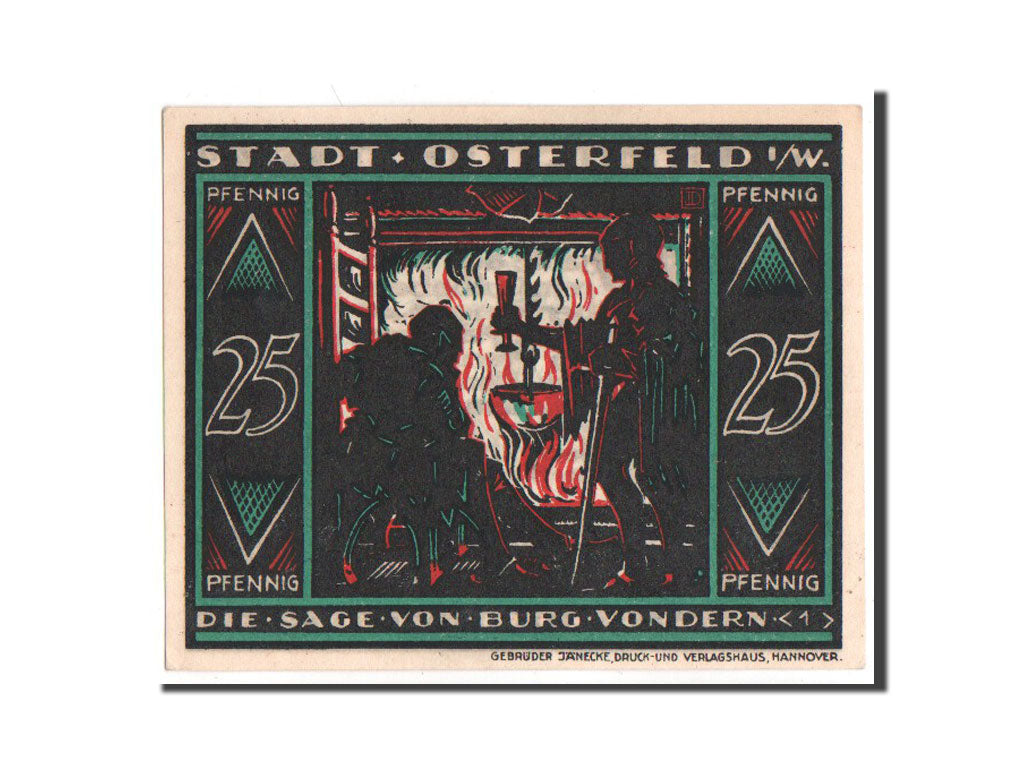 Banknote, Germany, Westfalen, 25 Pfennig, 1921, UNC(63), Mehl:1033.2