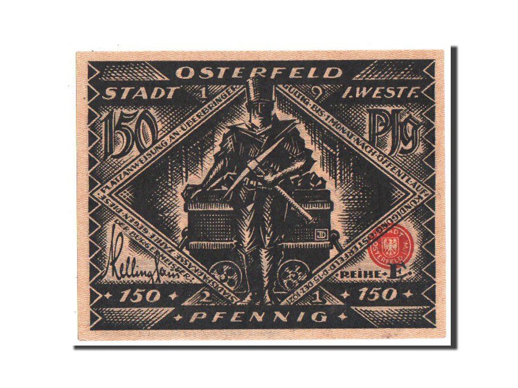 Banknote, Germany, Westfalen, 150 Pfennig, 1921, UNC(63), Mehl:1033.1