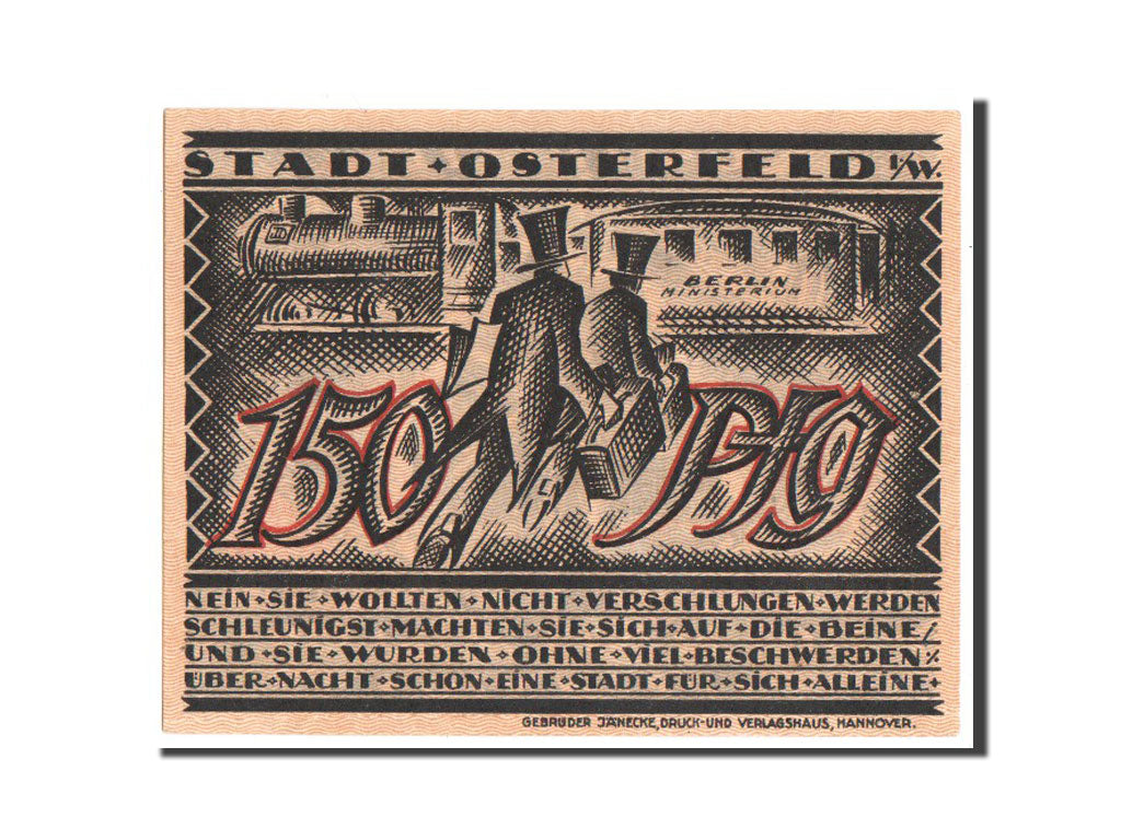 Banknote, Germany, Westfalen, 150 Pfennig, 1921, UNC(63), Mehl:1033.1