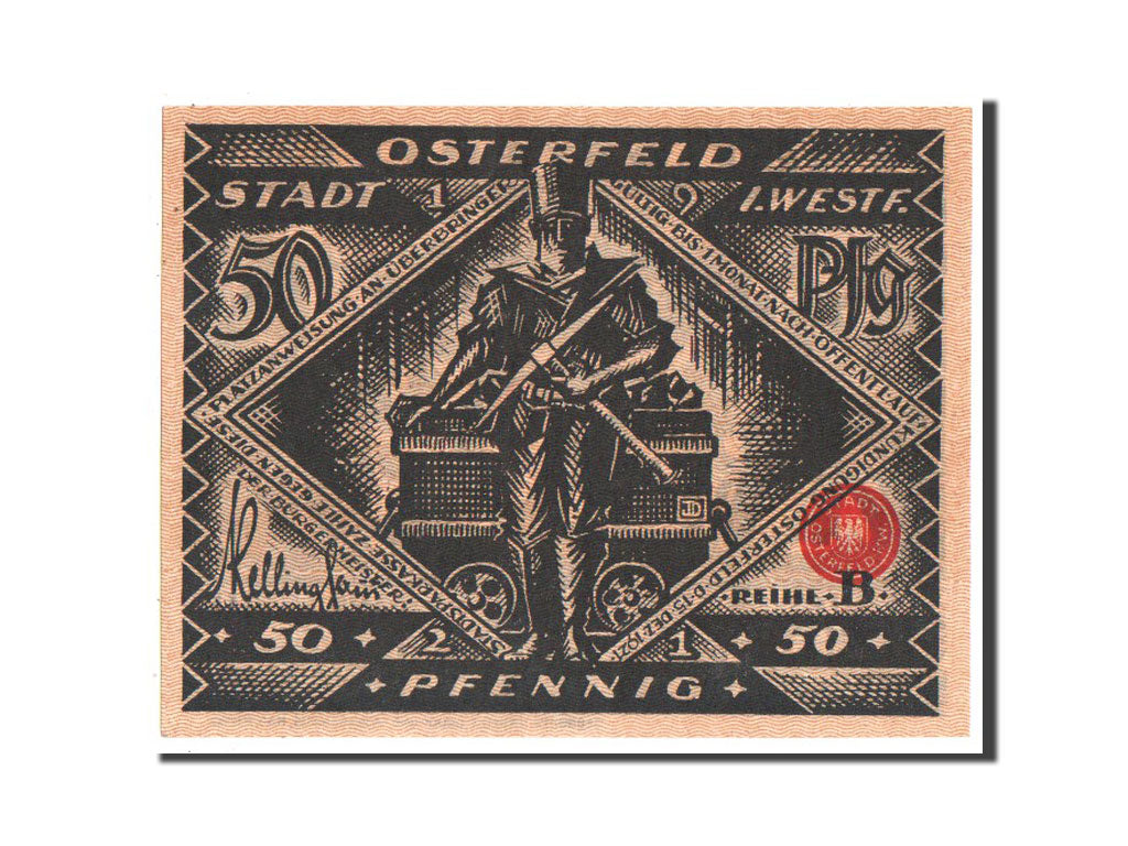 Banknote, Germany, Westfalen, 50 Pfennig, 1921, UNC(63), Mehl:1033.1