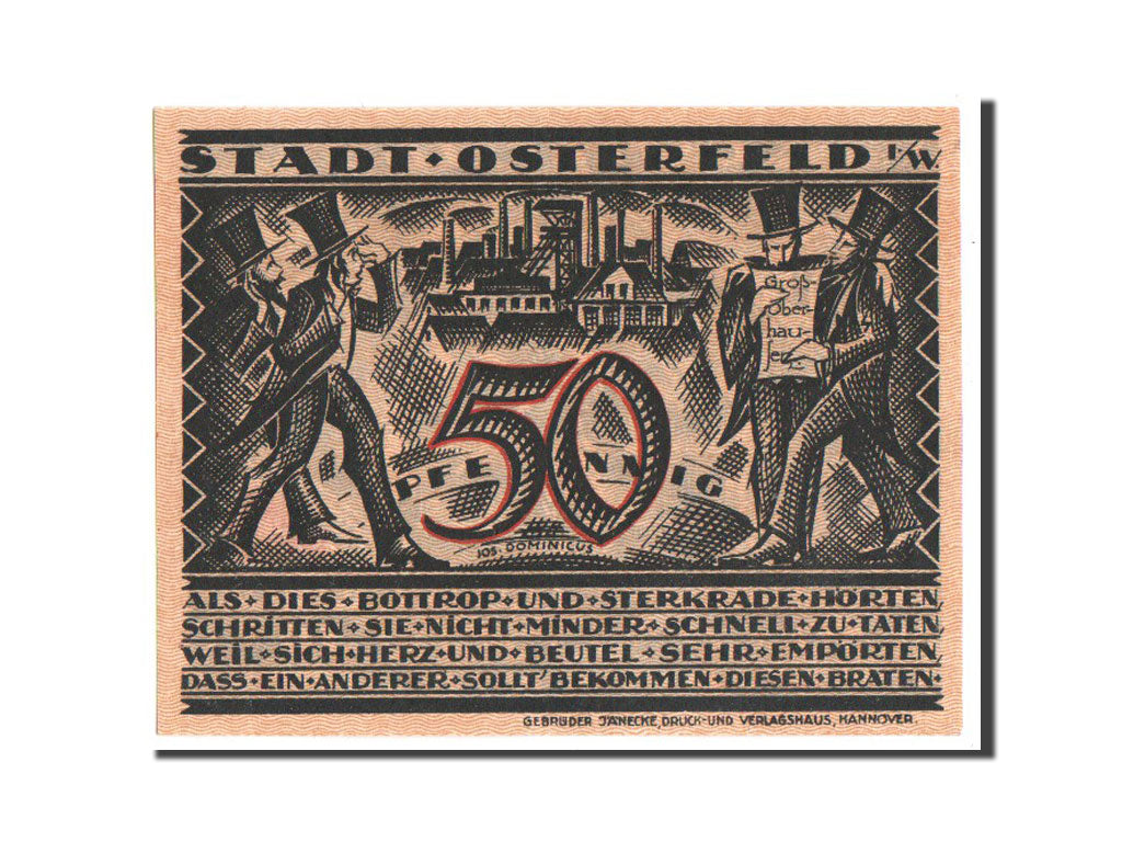 Banknote, Germany, Westfalen, 50 Pfennig, 1921, UNC(63), Mehl:1033.1