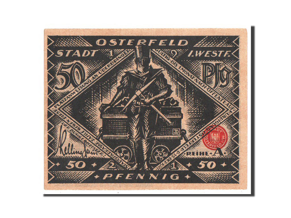 Banknote, Germany, Westfalen, 50 Pfennig, 1921, UNC(63), Mehl:1033.1