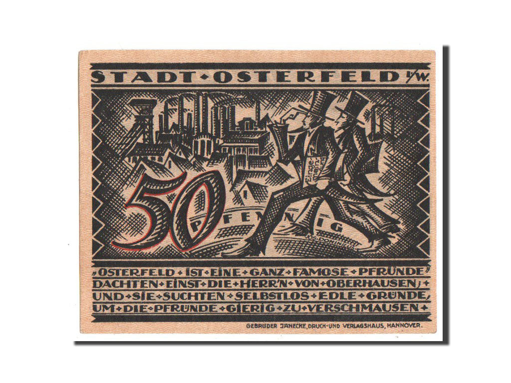 Banknote, Germany, Westfalen, 50 Pfennig, 1921, UNC(63), Mehl:1033.1