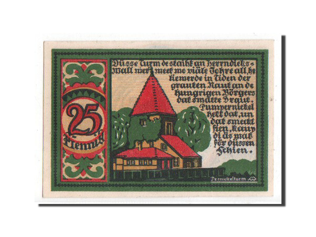 Banknote, Germany, Osnabruck, 25 Pfennig, 1921, UNC(63), Mehl:1032.1