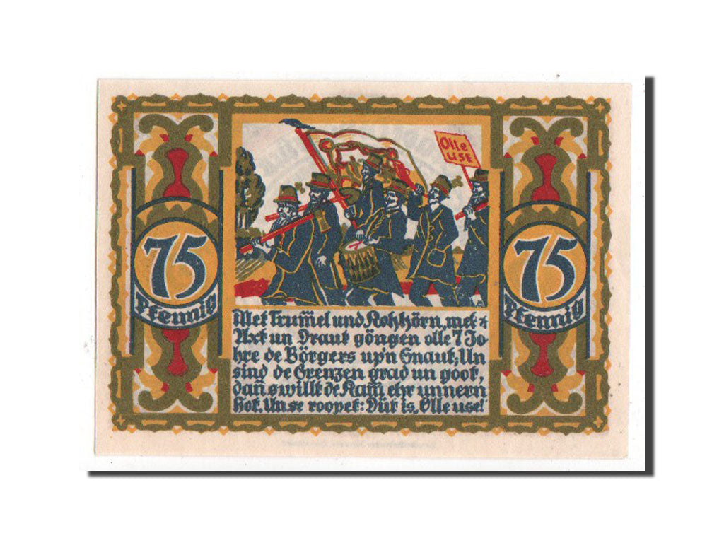 Banknote, Germany, Osnabruck, 75 Pfennig, 1921, UNC(63), Mehl:1032.1