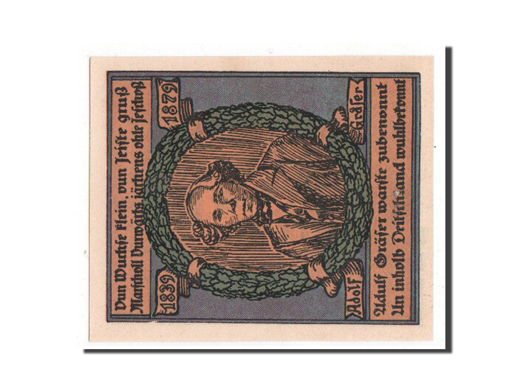 Banknote, Germany, Oberheldrungen, 50 Pfennig, 1921, UNC(65-70), Mehl:995.5