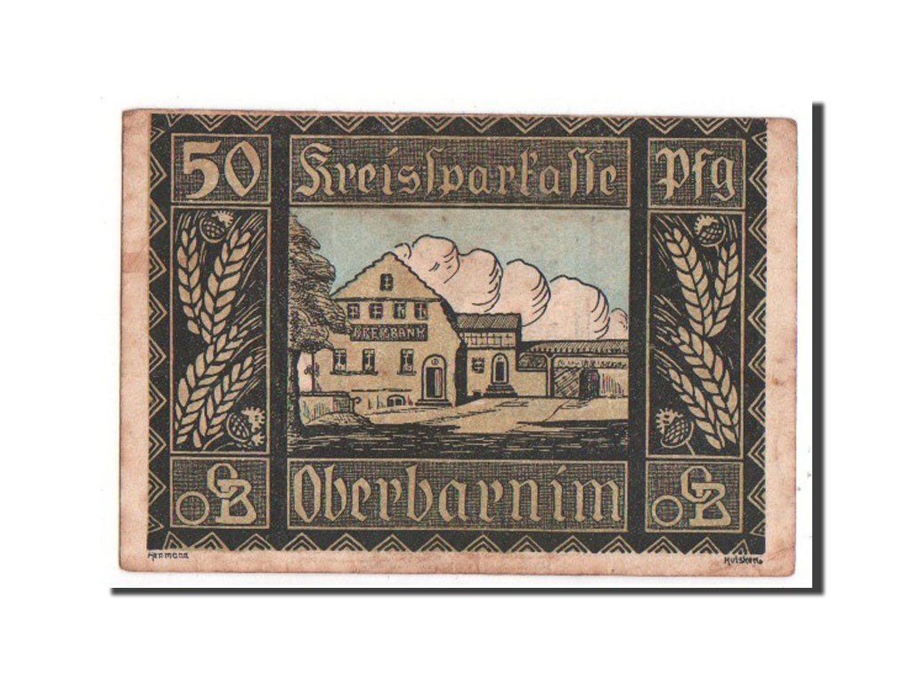 Banknote, Germany, Brandenburg, 50 Pfennig, 1921, EF(40-45), Mehl:993.1b