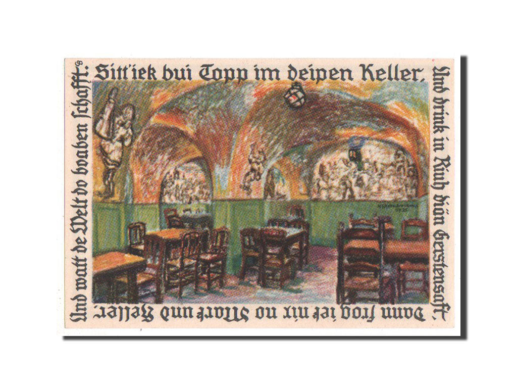 Banknote, Germany, Westfalen, 75 Pfennig, 1921, UNC(63), Mehl:1234.1