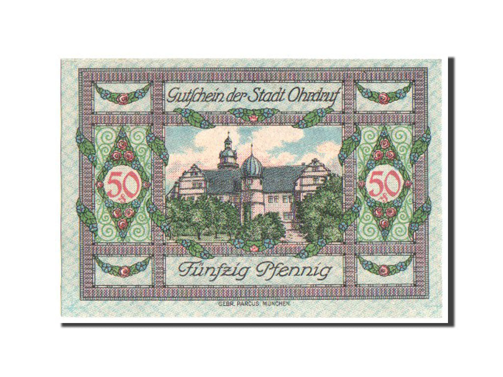 Banknote, Germany, Ohrdruf Stadt, 50 Pfennig, 1921, UNC(63), Mehl:1012.2b