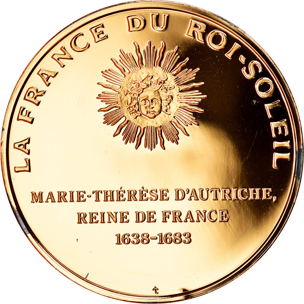 France, Medal, Marie Thérèse d'Autriche, La France du Roi Soleil, MS(63)