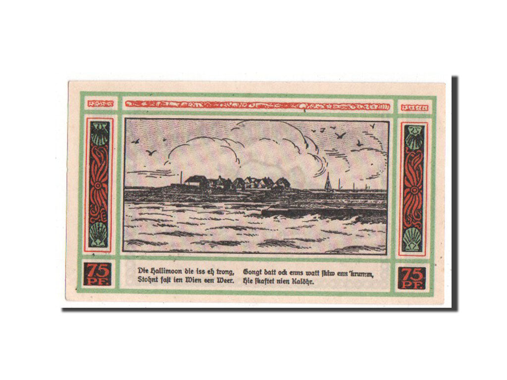 Banknote, Germany, Schleswig-Holstein, 75 Pfennig, 1921, UNC(65-70), Mehl:1013.1