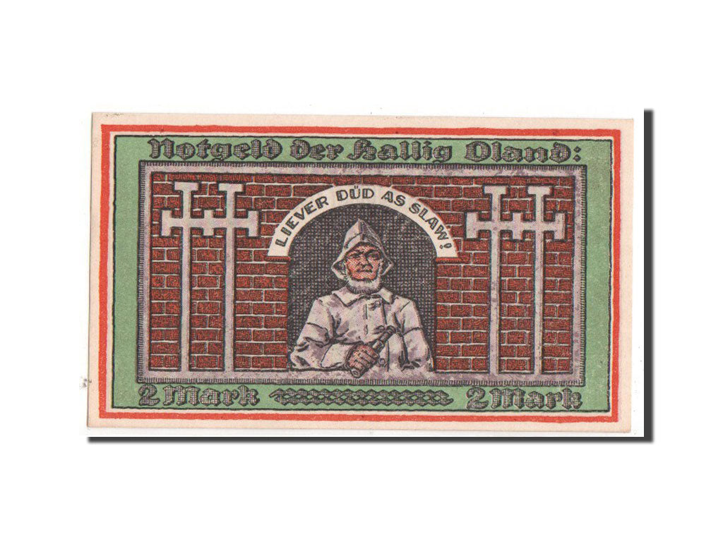 Banknote, Germany, Schleswig-Holstein, 2 Mark, 1921, UNC(65-70), Mehl:1013.1