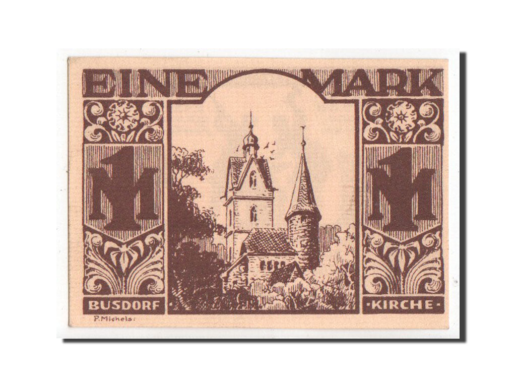 Banknote, Germany, Paderborn Stadt, 1 Mark, 1921, UNC(63), Mehl:1043.5