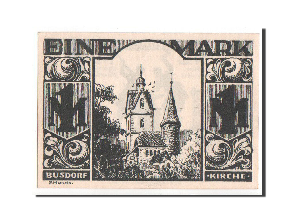 Banknote, Germany, Paderborn Stadt, 1 Mark, 1921, UNC(63), Mehl:1043.4