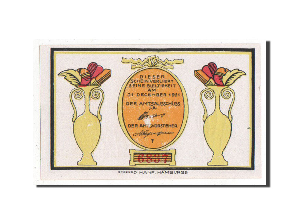 Banknote, Germany, Schleswig-Holstein, 60 Pfennig, 1921, UNC(60-62)