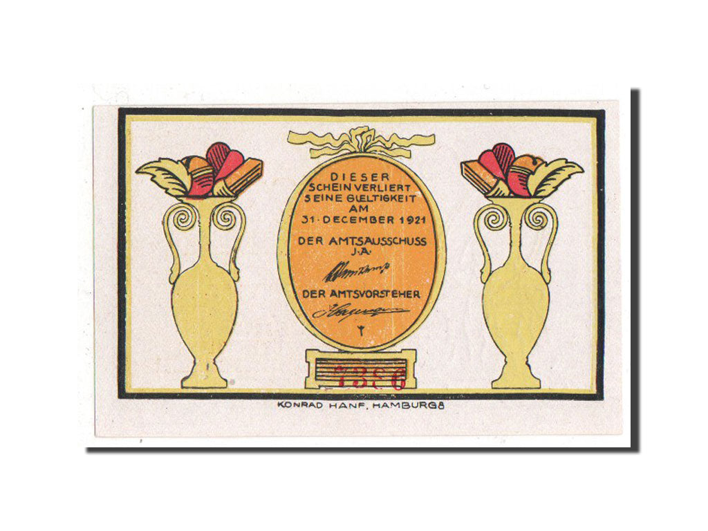 Banknote, Germany, Schleswig-Holstein, 80 Pfennig, 1921, UNC(63), Mehl:1035.1a