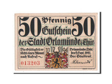 Banknote, Germany, Orlamunde Stadt, 50 Pfennig, 1921, UNC(63), Mehl:1025.1a