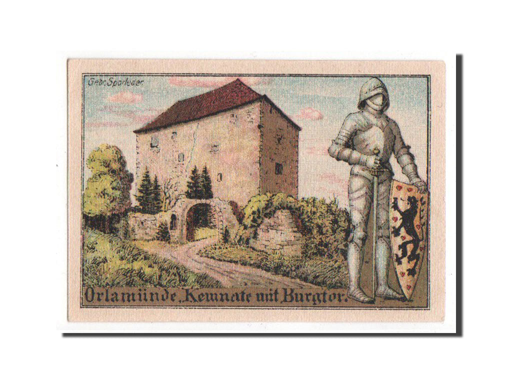 Banknote, Germany, Orlamunde Stadt, 50 Pfennig, 1921, UNC(63), Mehl:1025.1a