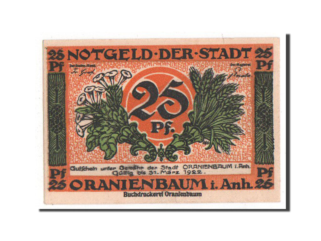 Banknote, Germany, Anhalt, 25 Pfennig, 1922, UNC(63), Mehl:1024.1