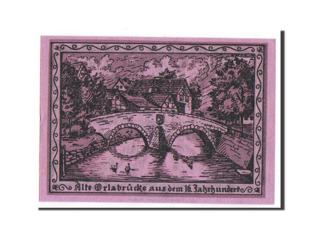 Banknote, Germany, Oppurg Dorfgemeinde, 25 Pfennig, 1921, UNC(63), Mehl:1023.1b