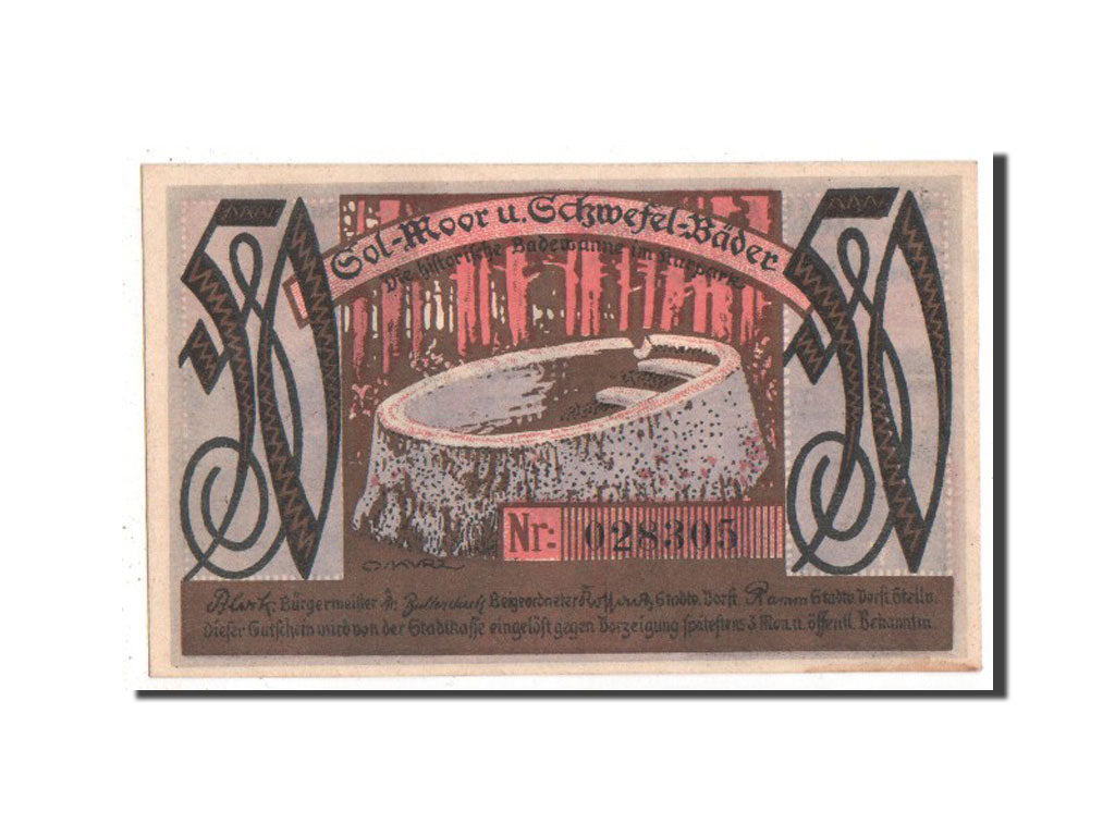 Banknote, Germany, Oldesloe, 50 Pfennig, 1921, UNC(63), Mehl:1021.1
