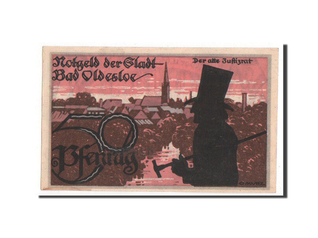 Banknote, Germany, Oldesloe, 50 Pfennig, 1921, UNC(63), Mehl:1021.1