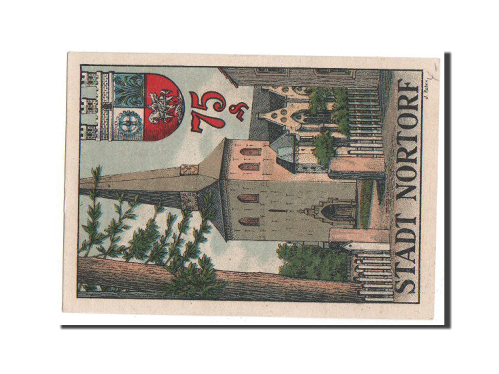 Banknote, Germany, Nortorf, 75 Pfennig, 1920, UNC(63), Mehl:989.1a