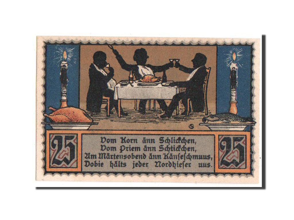 Banknote, Germany, Nordhausen Stadt, 25 Pfennig, 1921, UNC(63), Mehl:987.1