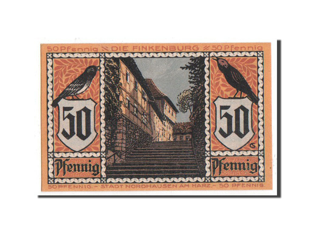 Billet, Allemagne, Nordhausen Stadt, 50 Pfennig, 1921, SPL, Mehl:987.1