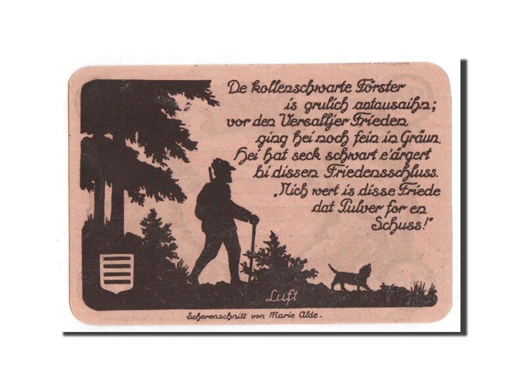 Banknote, Germany, Noschenrode Gemeinde, 25 Pfennig, 1921, AU(55-58)