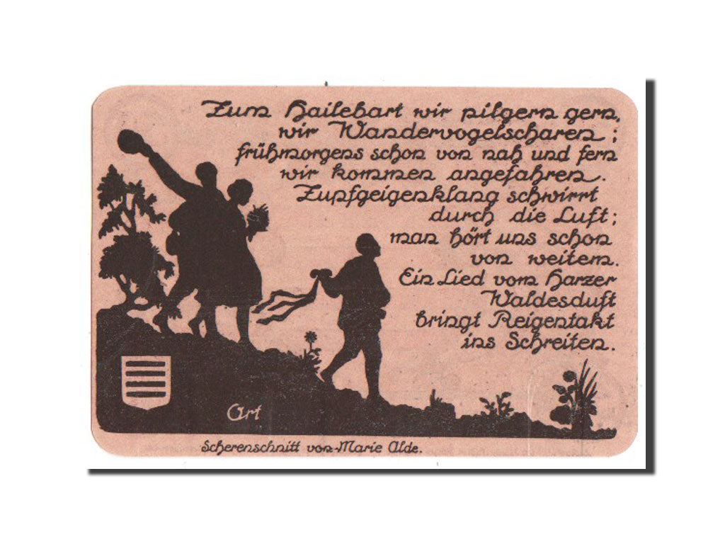 Banknote, Germany, Noschenrode Gemeinde, 50 Pfennig, 1921, AU(55-58), Mehl:980.8