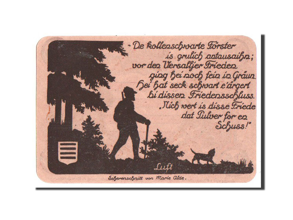 Banknote, Germany, Noschenrode Gemeinde, 25 Pfennig, 1921, AU(55-58), Mehl:980.8