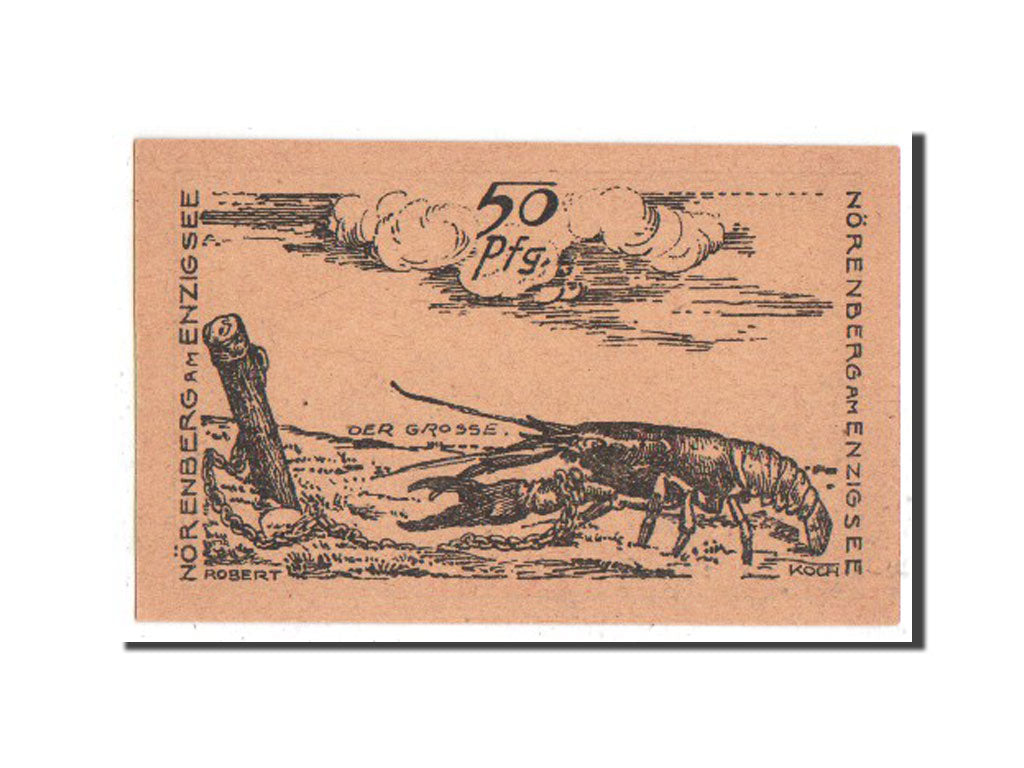 Banknote, Germany, Norenberg Stadt, 50 Pfennig, 1920, UNC(65-70), Mehl:979.1a