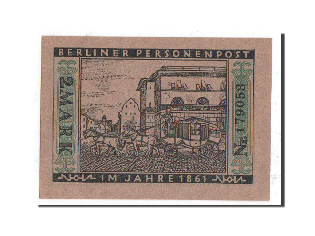 Banknote, Germany, Berlin Stadt, 2 Mark, 1922, UNC(63), Mehl:92.3