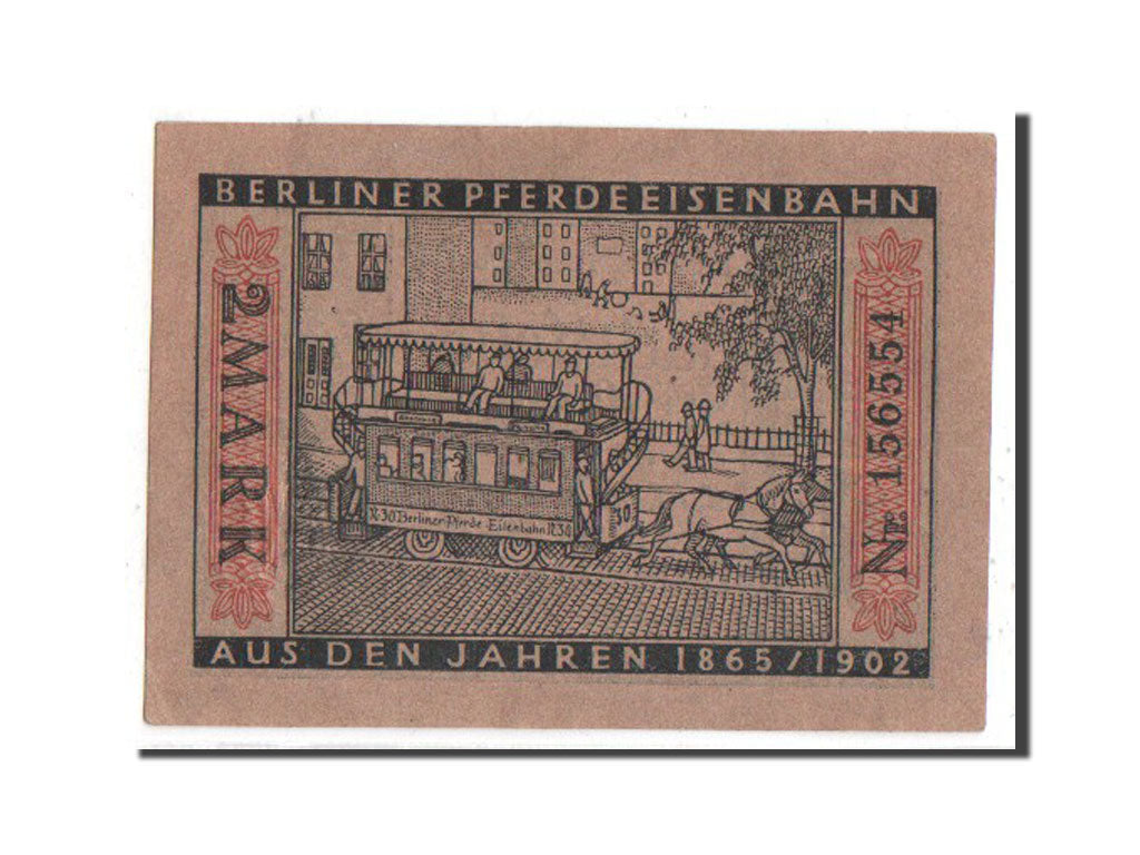 Banconote, Germania, Berlin Stadt, 2 Mark, 1922, SPL, Mehl:92.3