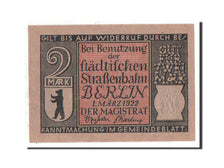 Banknote, Germany, Berlin Stadt, 2 Mark, 1922, UNC(63), Mehl:92.3