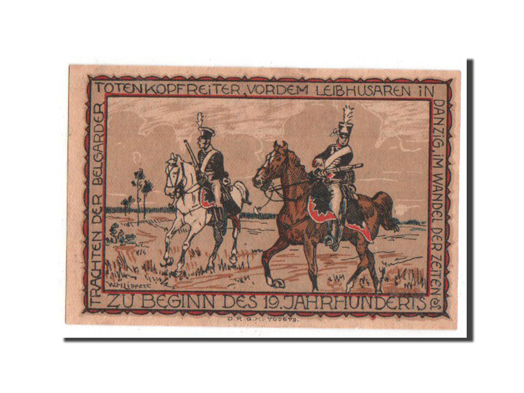 Banknote, Germany, Belgard a. Persante Stadt, 50 Pfennig, UNC(63), Mehl:69.3a