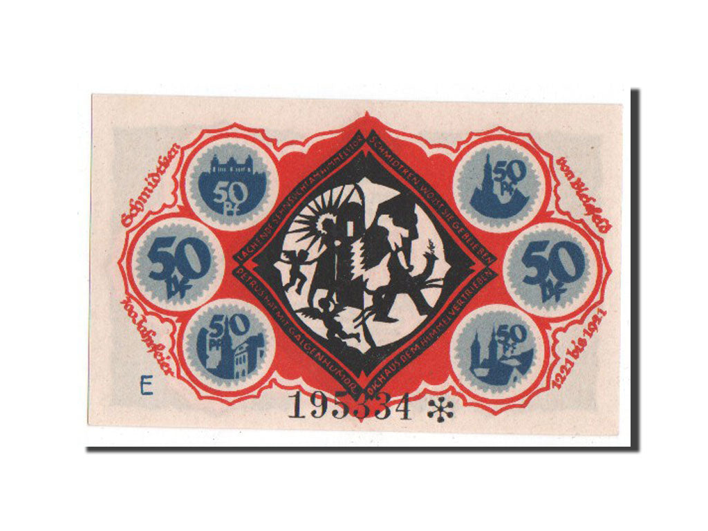 Banknote, Germany, Bielefeld, 50 Pfennig, 1921, UNC(65-70), Mehl:103.5a