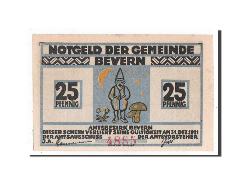 Banknote, Germany, Schleswig-Holstein, 25 Pfennig, 1921, UNC(65-70), Mehl:97.1a