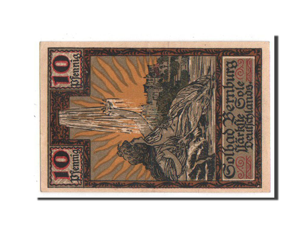 Banknote, Germany, Bernburg Stadt, 10 Pfennig, 1921, UNC(63), Mehl:95.1a