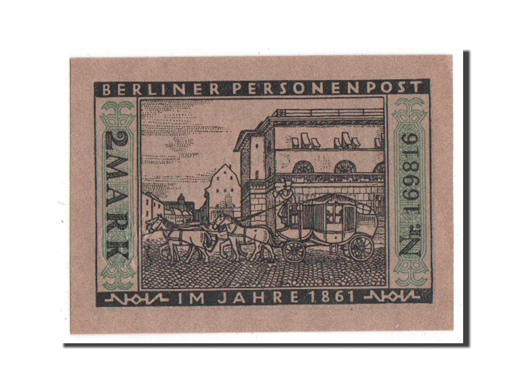 Banknote, Germany, Berlin Stadt, 2 Mark, 1922, UNC(63), Mehl:92.3