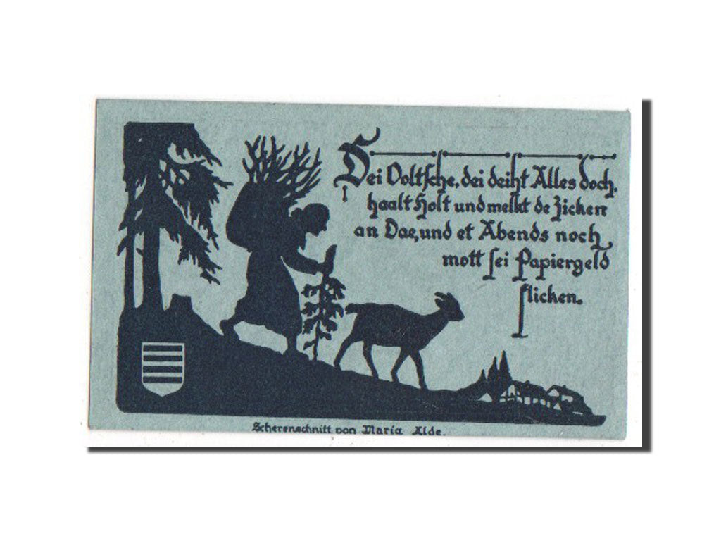 Banknote, Germany, Noschenrode Gemeinde, 50 Pfennig, 1921, UNC(63), Mehl:980.7a