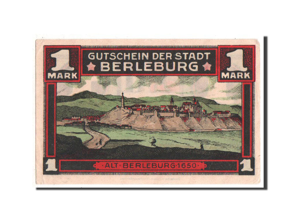 Banknote, Germany, Berleburg Stadt, 1 Mark, 1921, UNC(63), Mehl:80.1