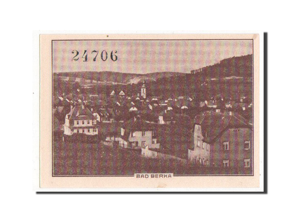 Banconote, Germania, Berka Bad Stadt, 50 Pfennig, 1920, FDS, Mehl:79.1a