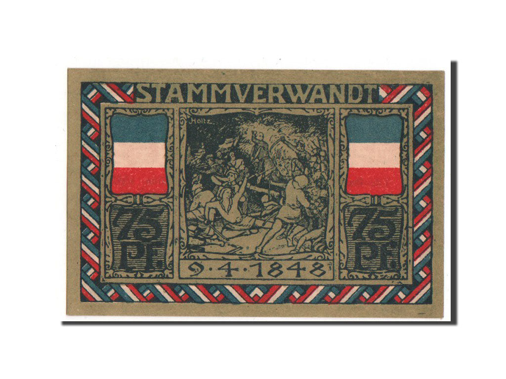 Banknote, Germany, Altona, 75 Pfennig, 1922, UNC(63), Mehl:29.2a