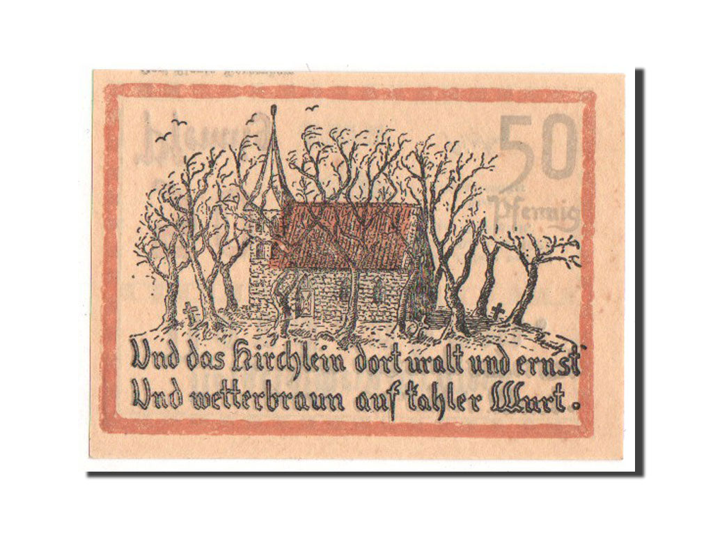 Banknote, Germany, Nordenham, 50 Pfennig, 1921, UNC(65-70), Mehl:982.2a